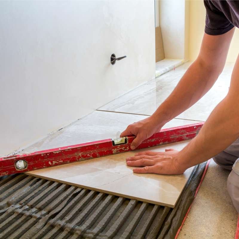 Installation de carrelage intérieur à Cesson